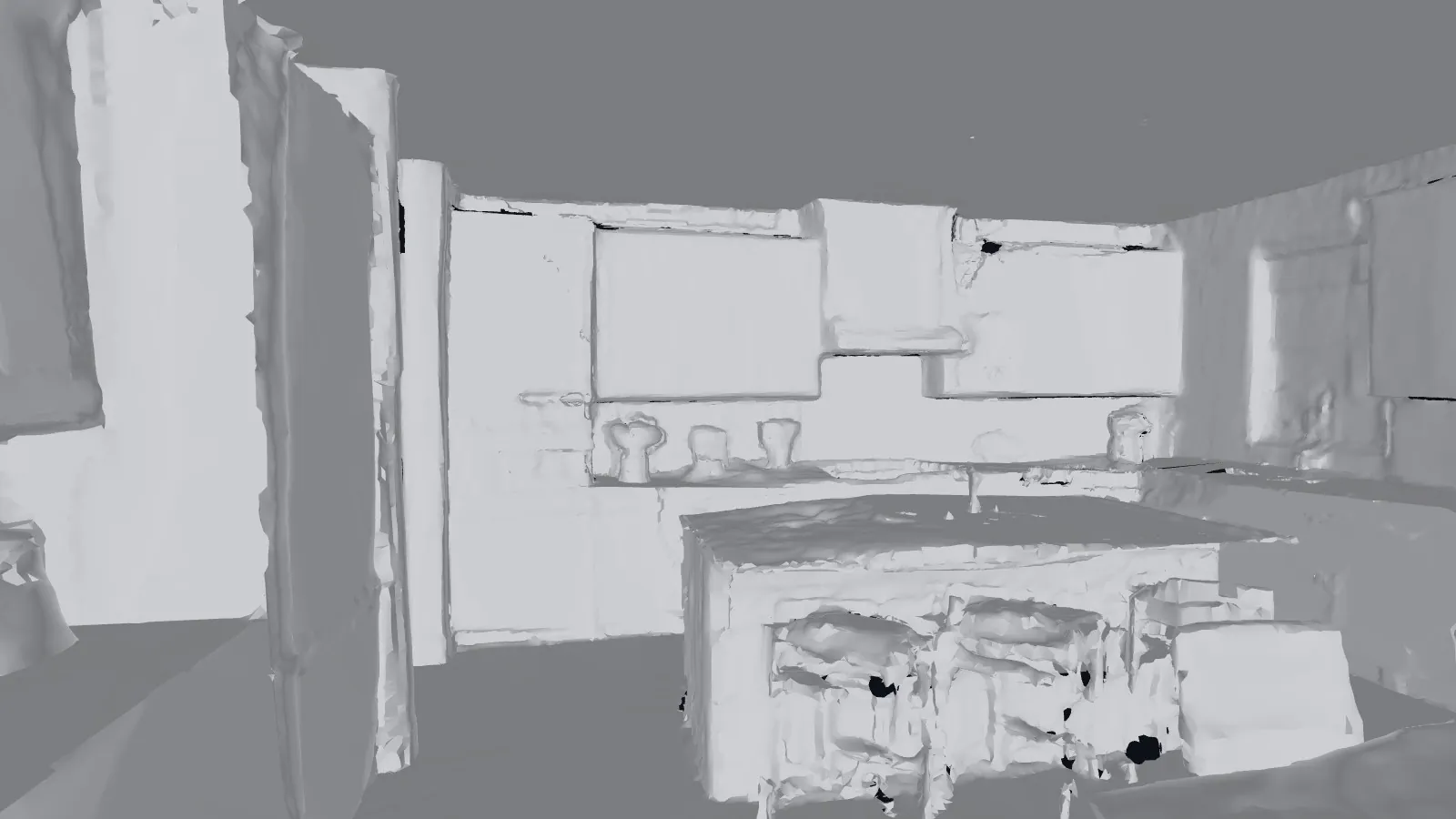 The same view as the scan mesh.